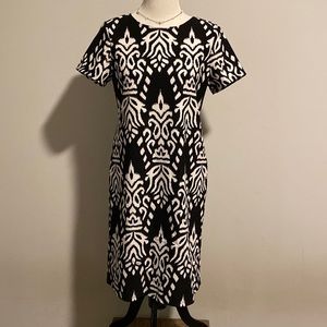Sunny Leigh black and white dress, size 8